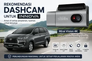 Rekomendasi Dashcam untuk Innova dengan Fitur Lengkap