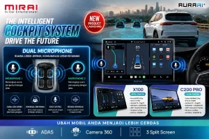 Keunggulan Fitur Dual Microphone dalam Head Unit Mirai Aura AI X100