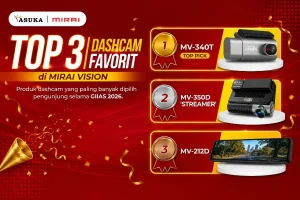 TOP 3 Dashcam Favorit di Booth Asuka Mirai GIIAS 2026 