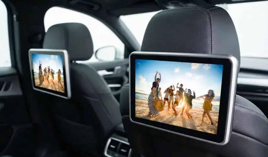 pasang headrest monitor